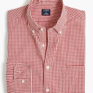 J. Crew gingham slim flex casual shirt